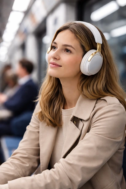 La réduction active du bruit des casques bluetooth est particulièrement efficace dans les transports en commun