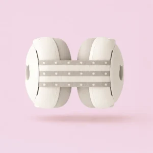 Casque antibruit blanc pour bébé
