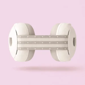 Casque antibruit blanc pour bébé