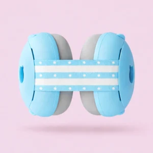 Casque antibruit bleu pour bébé