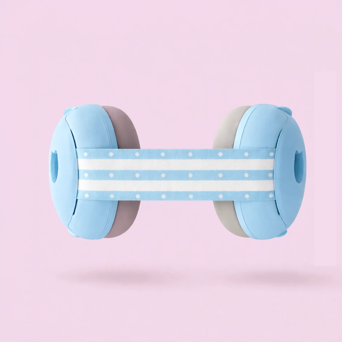 casque antibruit bleu bébé ouvert - Silensya