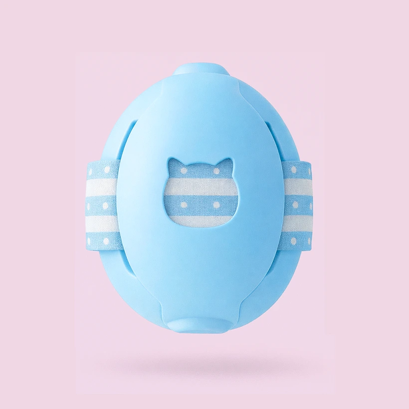casque antibruit bleu bébé profil - Silensya