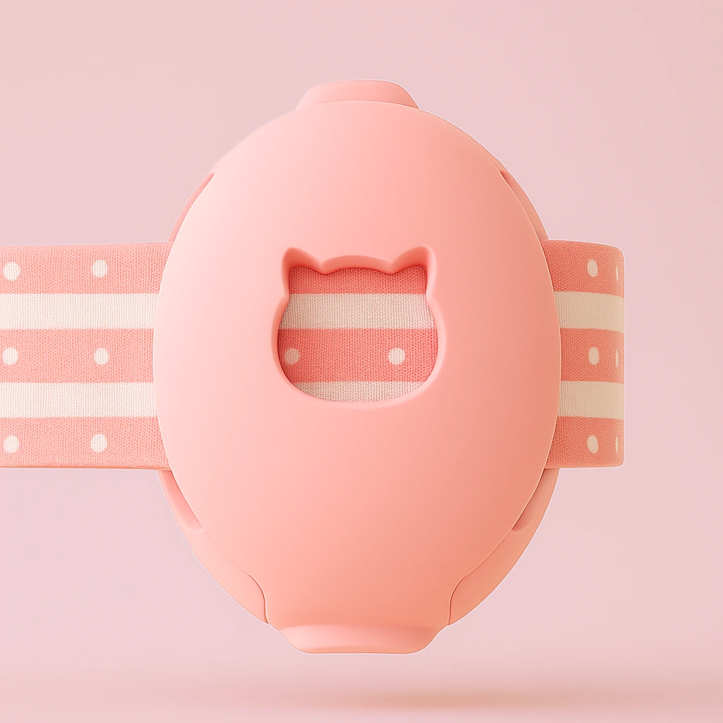 casque antibruit rose bébé profil - Silensya