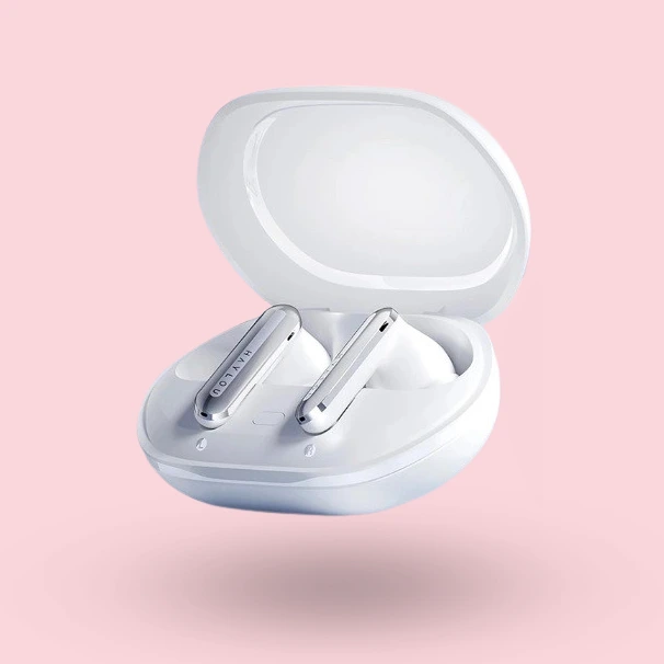 Ecouteurs sans fil bluetooth ANC Haylou Mori Pro - version blanc 2