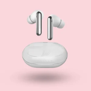 Écouteurs bluetooth à réduction de bruit active (ANC) – blancs