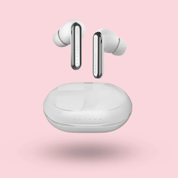 Ecouteurs sans fil bluetooth ANC Haylou Mori Pro - version blanc 3